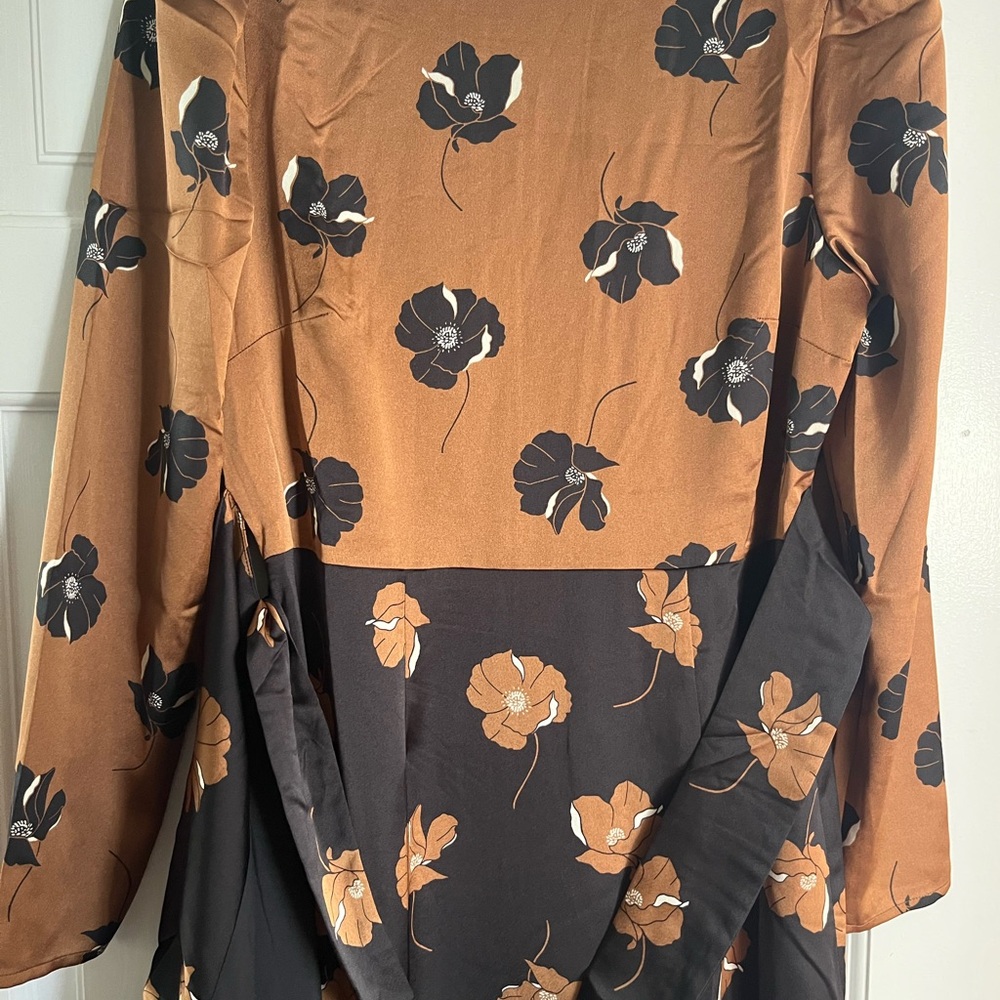 Ann Taylor Floral Boatneck Column Midi Dress, 4 - Picture 4 of 9